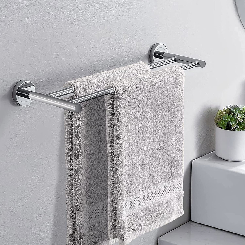 Plantex Stainless Steel Heavy and Sturdy Towel Rod Towel Rack for Bathroom Towel Bar Hanger Stand Bathroom Accessories 24 Inch Chrome Finish Towel Holder Price in India Buy Plantex Stainless Steel Hea...