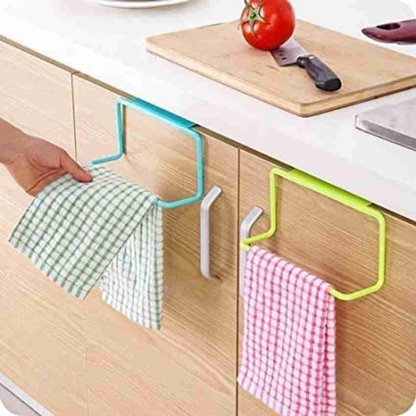 Moxtiza Kitchen Napkin Holder Plastic Door Kitchen Towel Hanger or bathroom towel 2 pcs Multi Color Towel Holder Price in India Buy Moxtiza Kitchen Napkin Holder Plastic Door Kitchen Towel Hanger