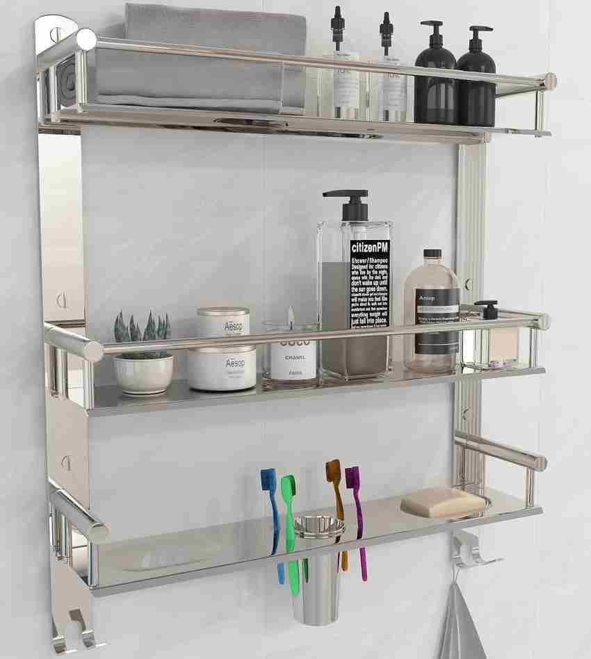 Well Set bathroom shelf bottle holder shampoo stand multi purposes  Stainless Steel Wall Shelf Price in India - Buy Well Set bathroom shelf  bottle holder shampoo stand multi purposes Stainless Steel Wall