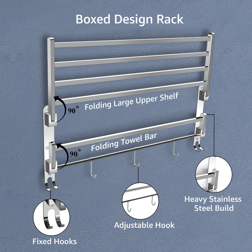 Plantex Dual Folding Towel Rack 24 Inch Towel Stand Hanger Bar for Bathroom Accessories Silver Chrome Towel Holder Price in India Buy Plantex Dual Folding Towel Rack 24 Inch Towel Stand Hanger Bar for