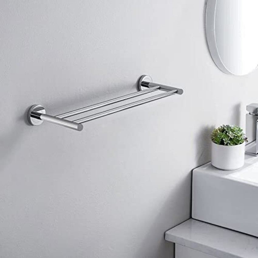 Stainless Steel Heavy Towel Rod/Towel Rack for Bathroom/Towel  Bar/Hanger/Stand/Bathroom Accessories (24 Inch - Chrome Finish)