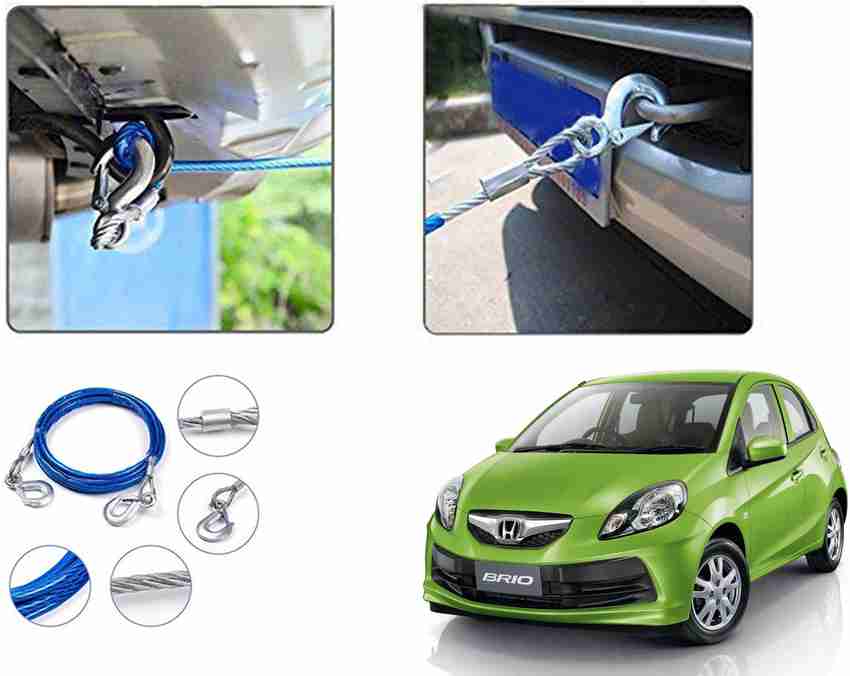 Automotive Prist Wire Tow Cable Rope for Truck Boat Offroad for Honda Brio Blue 10mm x 4m 4 m Towing Cable Price in India Buy Automotive Prist Wire Tow Cable Rope for