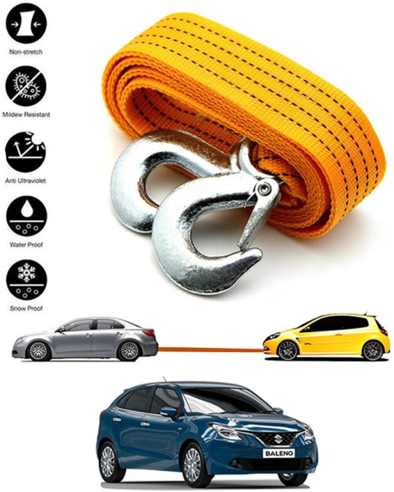AYW Heavy Duty(Strong/Non-Slip) 3000Kg Nylon Car/Truck Towing Rope