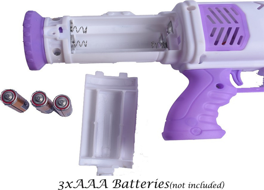 Water shooting bubble outlet gun