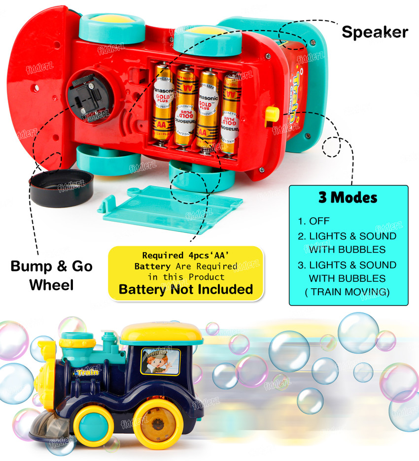 Bump and go bubble train top