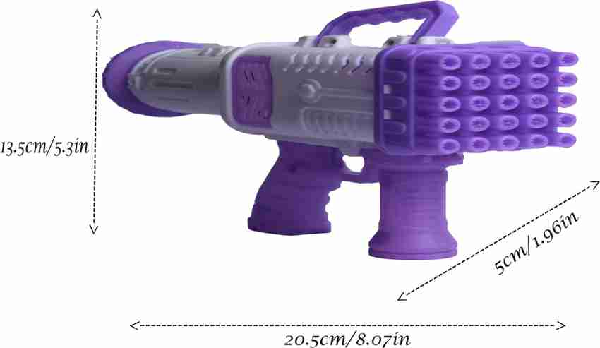 Water shooting bubble outlet gun