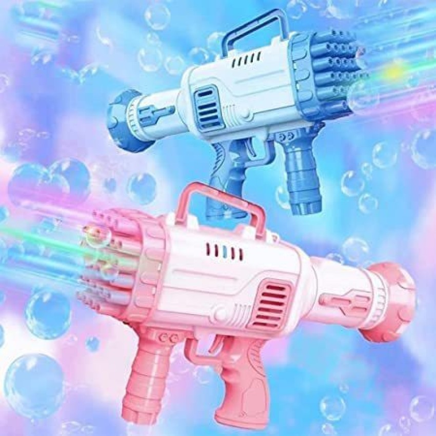 Bubble Gun, 69 Hole Bubble Gun, Bazooka Bubble Gun with 4 Bottles of Bubble  Liquid, Bubble Launcher Toys Gifts for Adults Children Playing and Indoor  Outdoor Party (Pink): Buy Online at Best