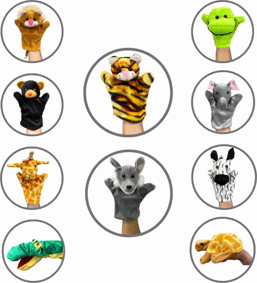 Animal hand best sale puppets