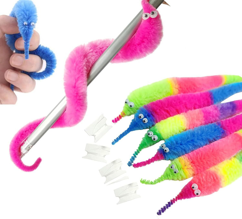 Hofason Magic Twisty Worm Wiggly Twisty Fuzzy Worms on a String Magic Worm Toys for Kid Wigglers Price in India Buy Hofason Magic Twisty Worm Wiggly Twisty Fuzzy Worms on a
