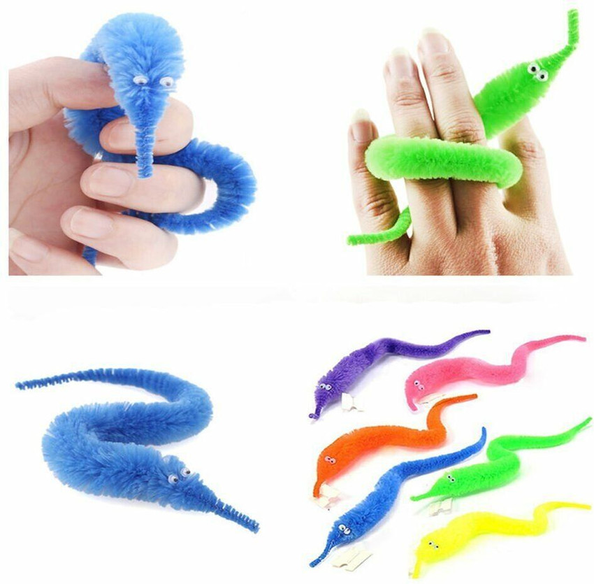 Magic wiggly twisty fuzzy worm best sale