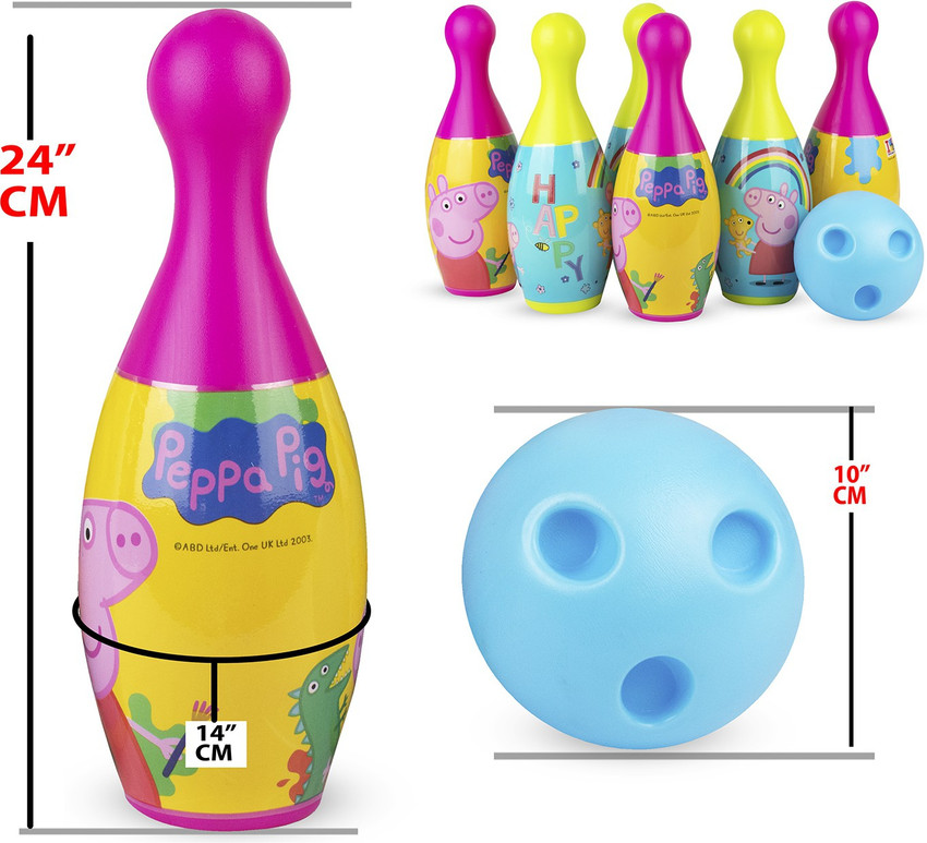 Peppa pig bowling set discount