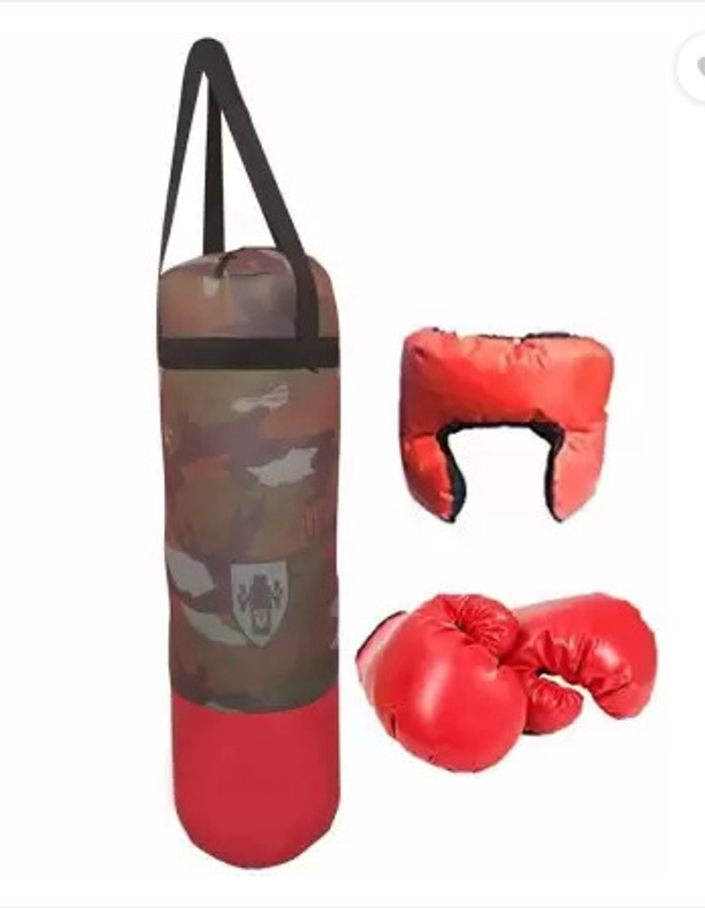 Novelty Enterprises Green Boxing Kit with Punching Bag for Kids