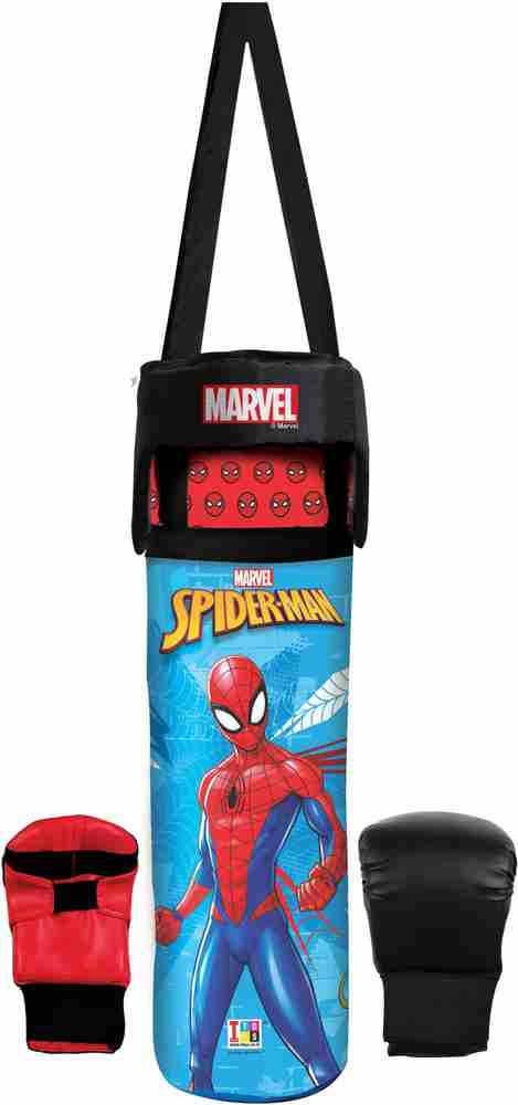 Spiderman punch bag and 2025 gloves