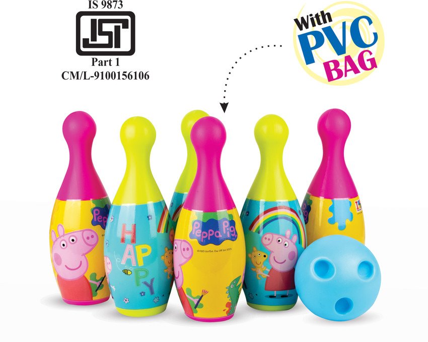 Peppa pig bowling set sales