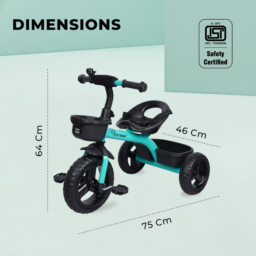 R for Rabbit Tiny Toes T10 Ace Kids with EVA Wheels 1.5 to 5 Years Baby Cycle with Storage Basket Tricycle Price in India Buy R for Rabbit Tiny Toes T10 Ace Kids with EVA Wheels 1.5 to 5 Years Baby Cy...