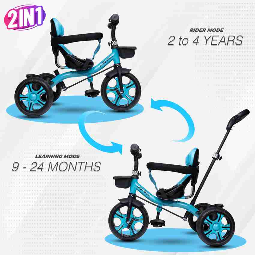 Little Olive Tiny Tots Baby Cycle Light Blue Tinny Tots Tricycle for kids Light Blue Tricycle