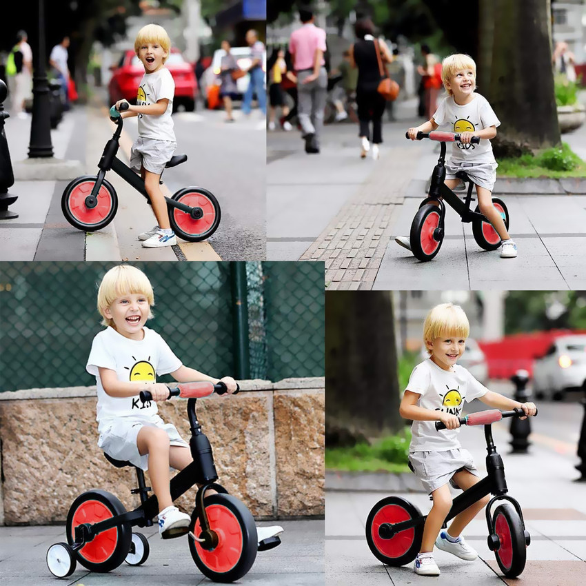 Giftary Kids 4 in 1 Balance Bike 4 in 1 Toddler Balance Bike