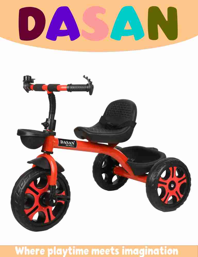 DASAN Tricycle for Kids Play Kids Ride on for 12 to 60 Months Boys Girls BST03 RED TRICYCLE FOR KIDS 4005 Tricycle Price in India Buy DASAN Tricycle for Kids Play Kids Ride on