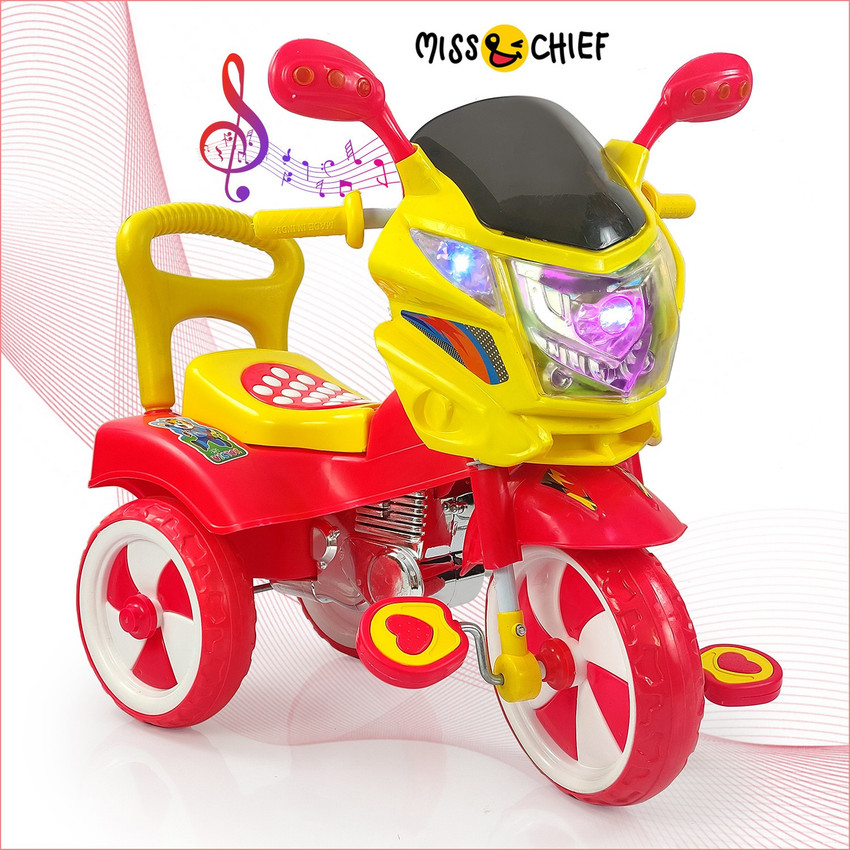 Miss Chief by Flipkart Stylish Kids Tricycle tricycles Kids Cycle Ride on for boy and Girl for 2 to 5 Years with Under seat Storage Space