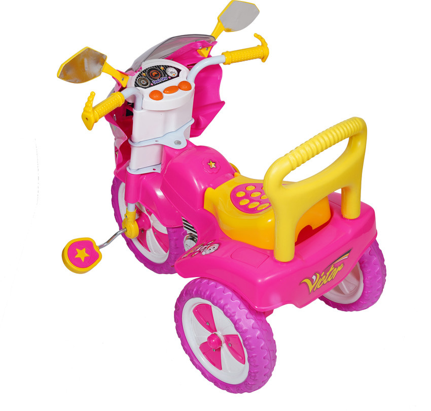 Dash Star Victor Musical Tricycle With Light Under Seat Storage Space Victor Tricycle