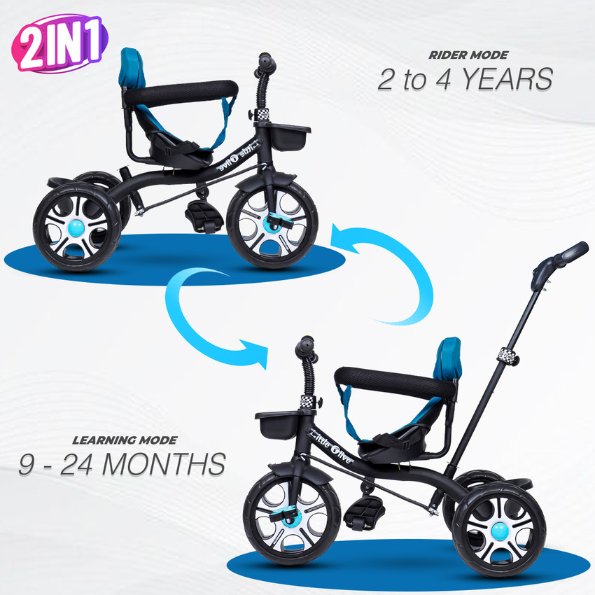 Little Olive Tiny Tots Baby Cycle Blue for kids Tricycle Price in India Buy Little Olive Tiny Tots Baby Cycle Blue for kids Tricycle online at Flipkart