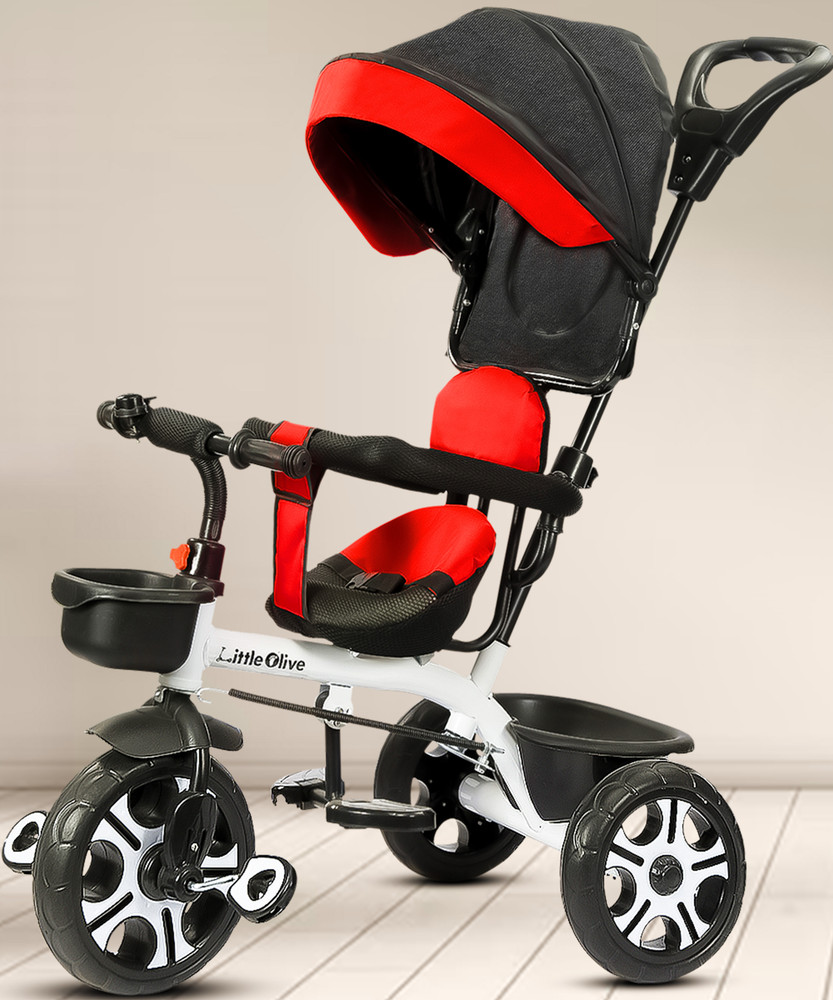 Little Olive Toy Tricycle Bicycle Cycle Baby Cycle Baby Tricycle Premium Tricycle with Canopy for Kids Tricycle Price in India Buy Little Olive Toy Tricycle Bicycle Cycle Baby Cycle Baby Tricycle