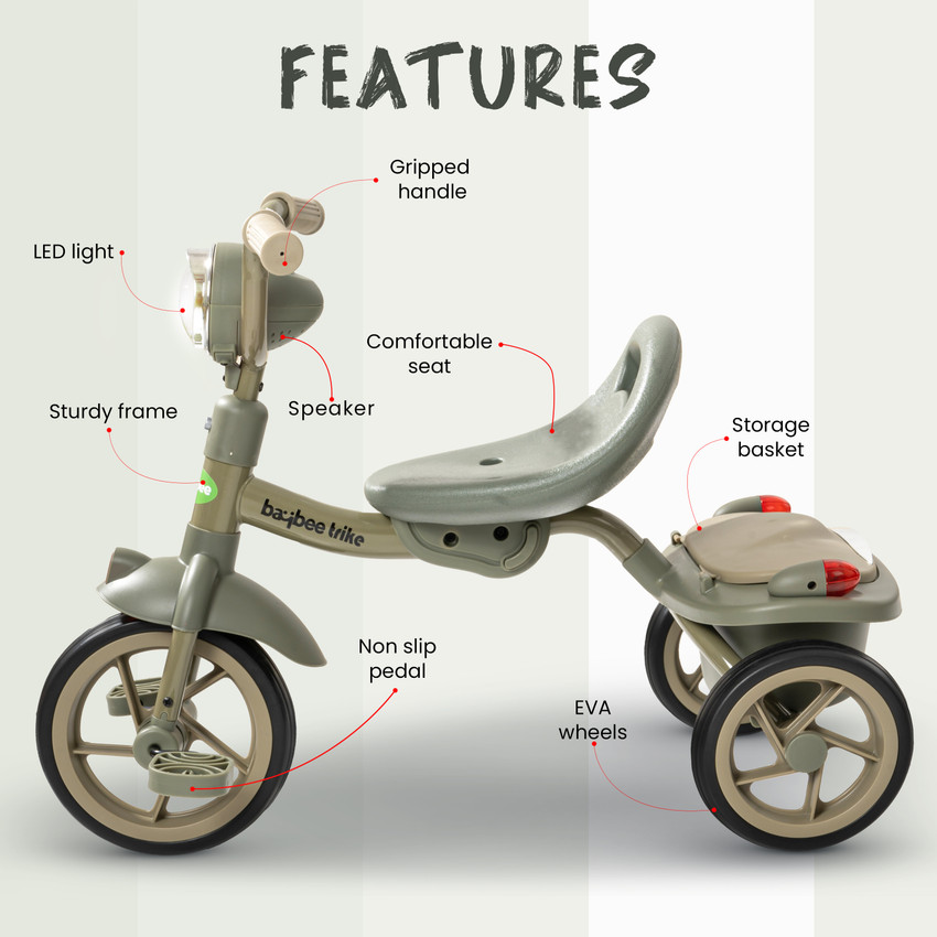 Folding baby trike deals
