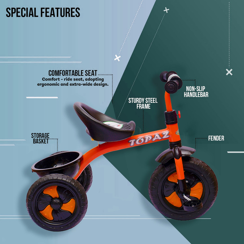 Heavy duty tricycle clearance
