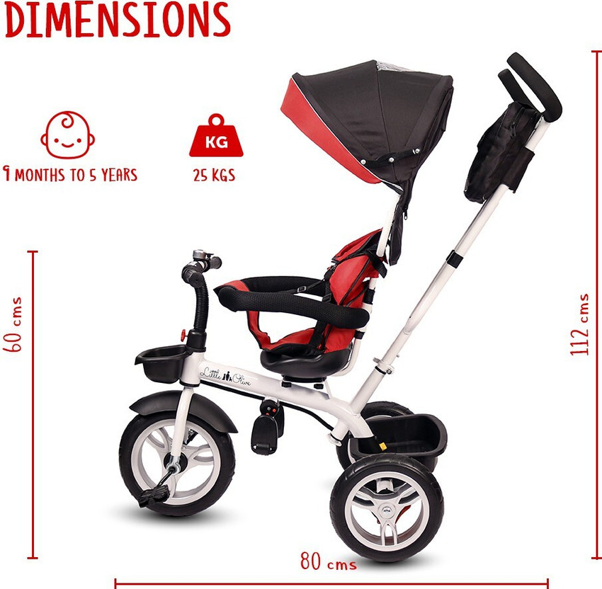 Little Olive Roller Coaster Premium Baby Tricycle Kids Trike Ride On Premium Tricycle with Canopy for Kids Tricycle Price in India Buy Little Olive Roller Coaster Premium Baby Tricycle Kids Trike Ride...