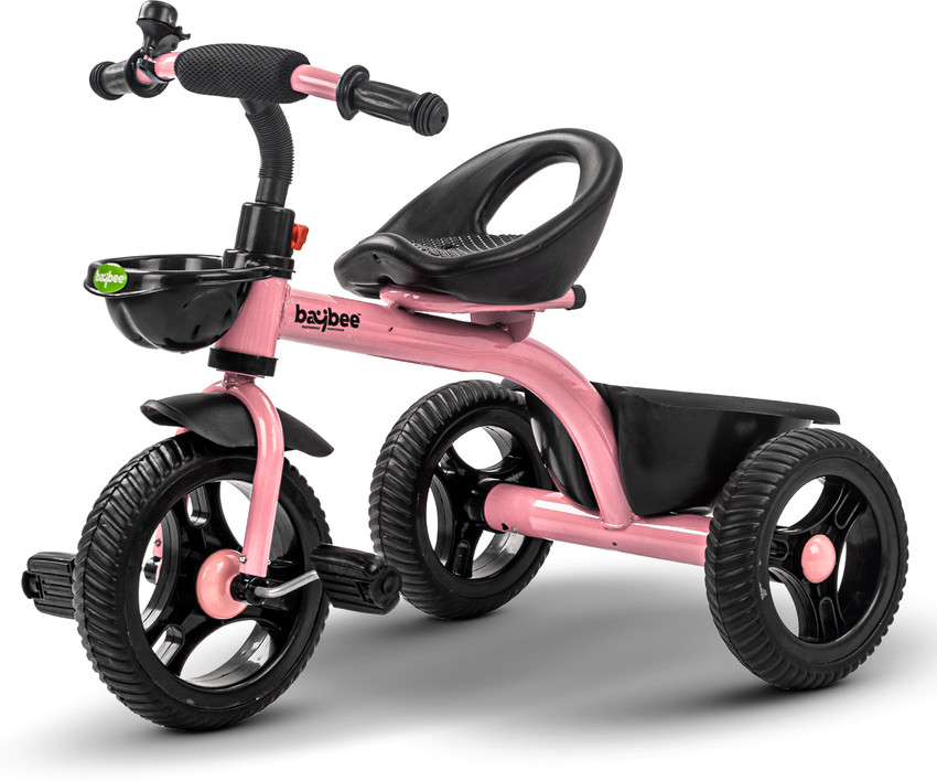 baybee Gezee 2 in 1 Baby Tricycle for Kids Trike with Adjustable Push Storage Basket Eva Wheels Storage Basket Baby Kids Cycle Trikes for 1.5 to 5 Yrs Tricycle Price in India