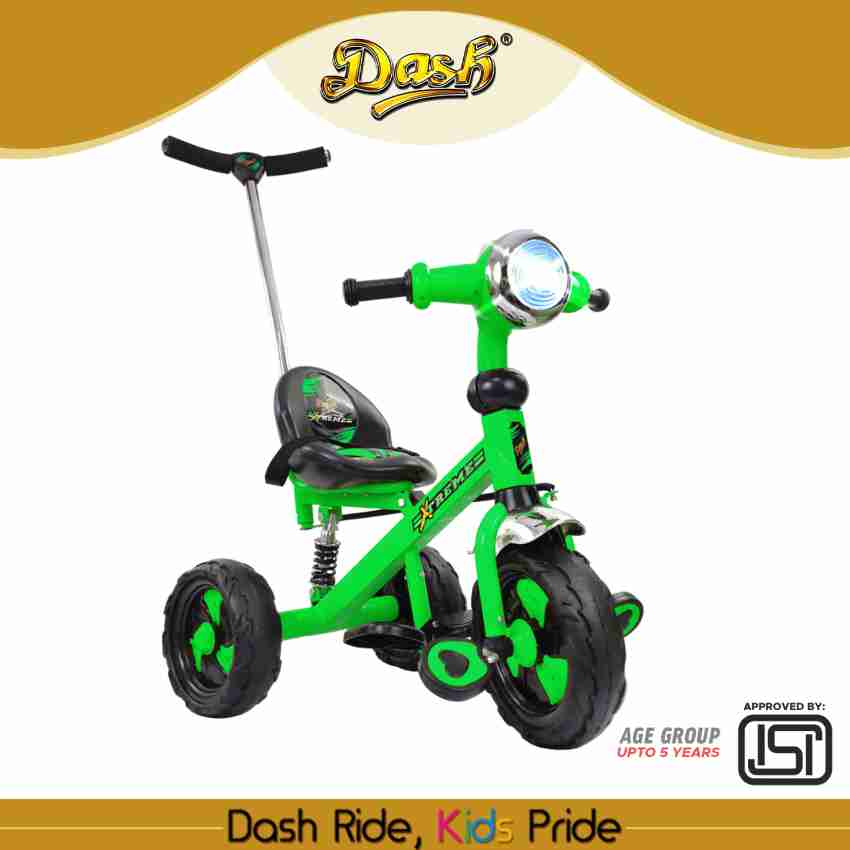 Dash Tricycle Xtreme Deluxe 2 in 1 Kids Tricycle Convertible Baby Tricycle Kid s Trike with Parental Adjust Push Handle Children with Seat Belt Kids