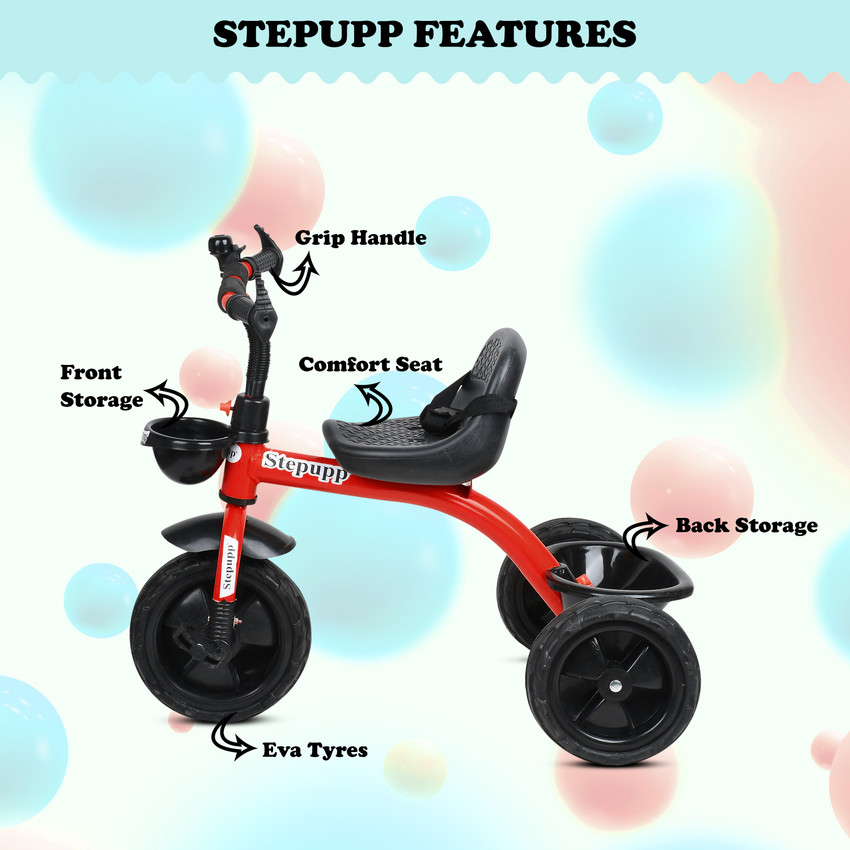 Seated tricycle outlet