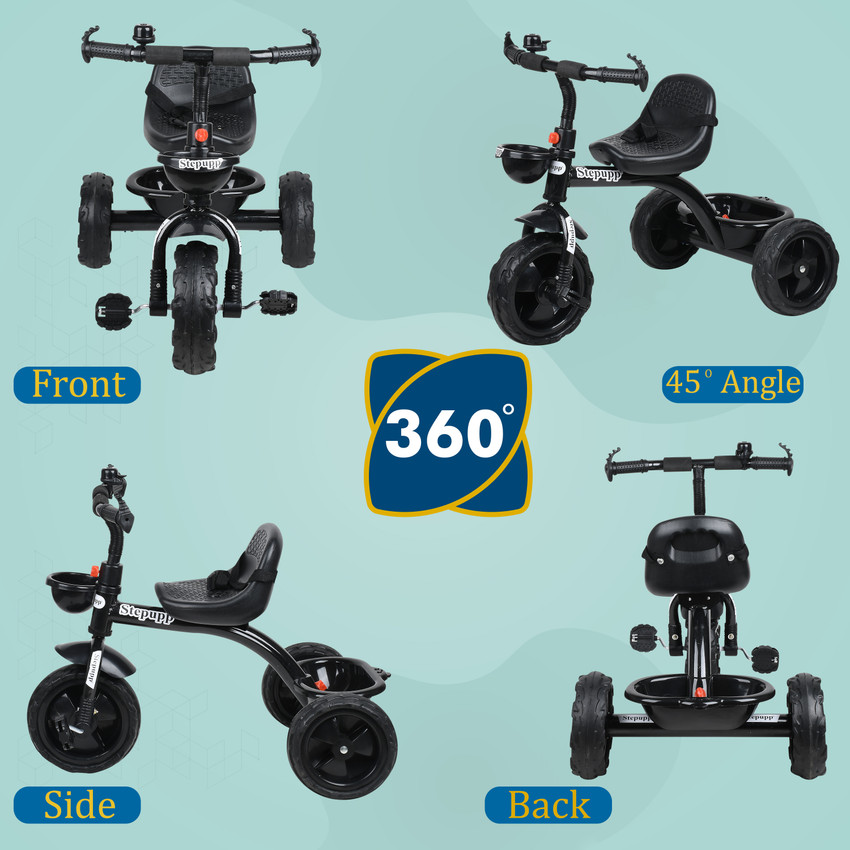 Dugri Sturdy tricycle with storage basket Rubber Tyre Comfort Seat with Seat Belt BST01 Tricycle for 1 5 Year Kids Tricycle Price in India Buy Dugri Sturdy tricycle with storage basket Rubber Tyre Com...