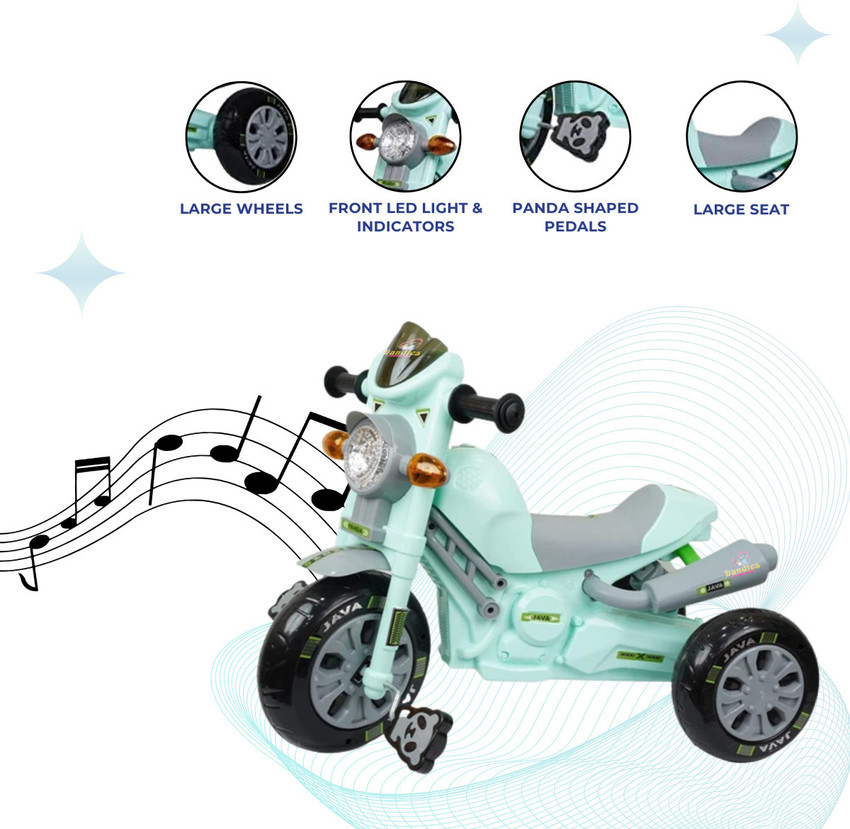 DANDLES JAVA Java Sports Bike Pedal Kids Tricycle with Musical Horn and Lights 3 6 Years Tricycle Price in India Buy DANDLES JAVA Java Sports Bike Pedal Kids Tricycle with Musical Horn