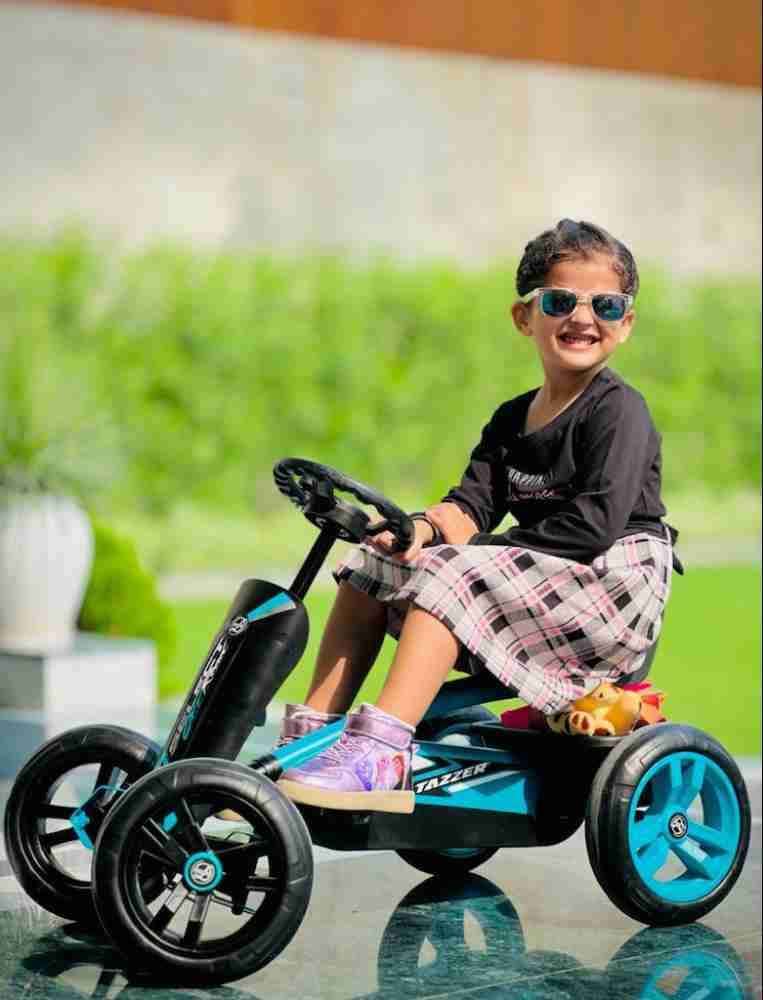 DHANOA S Adjustable Seat and Steering Pedal Car, Ride On Toys
