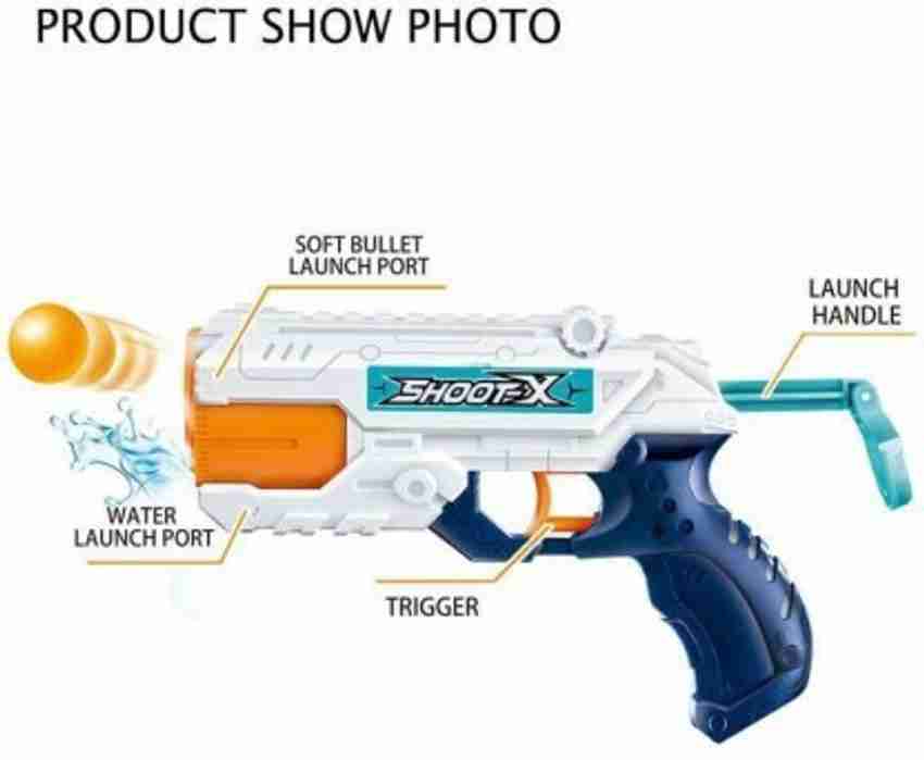 SHOPPINGKART 2 in 1 Dual Function Magic Gun Water and Ball Toy For