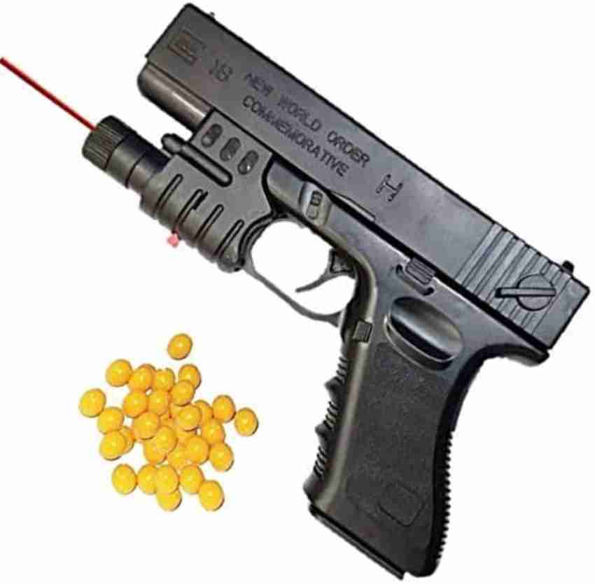 SHINGLA Laser Light Gun Toy with 100 Bullets for Kids Toys Guns