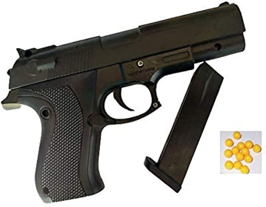 A H Traders Toy Gun for Kids with 7 10 Pieces Plastic Bullets