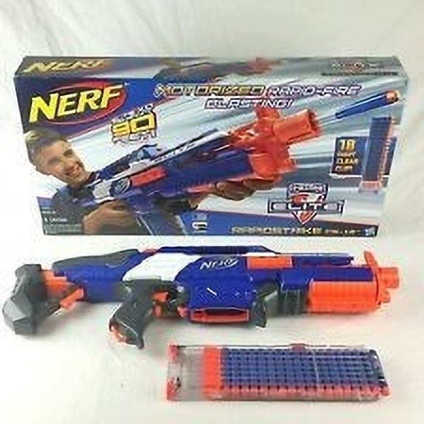 2012 Nerf RAPID STRIKE CS-18 Elite Soft 18 Dart Clip Automatic Battery Gun  Toy