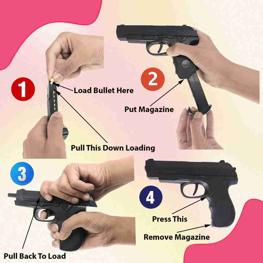 Toy gun top shoots air
