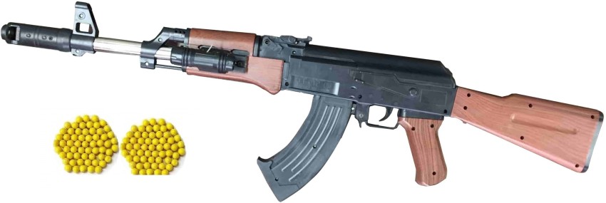 IndusBay AK47 Airsoft Toy Gun with 2000 Pcs , 6MM BB Plastics