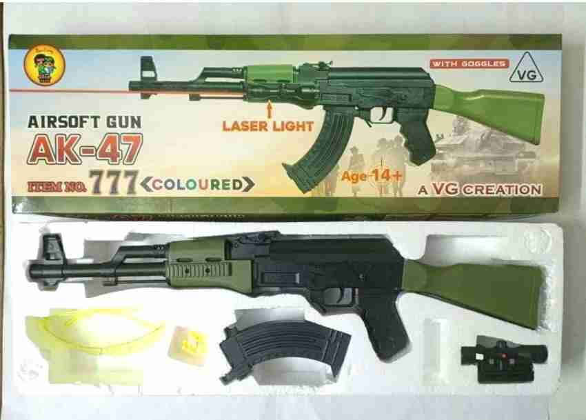 AK47 338A Spring Airsoft Rifle by Airsoft Gun India - Airsoft Gun