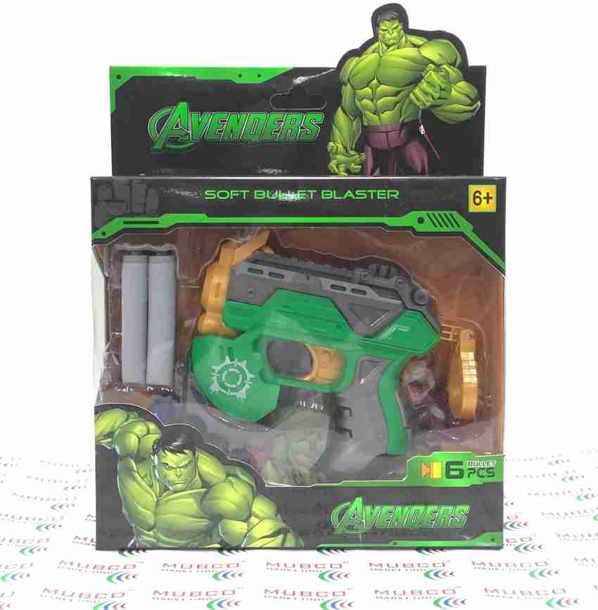 Arminha Hulk Lança Dardos Tamanho Realista Nerf Criança