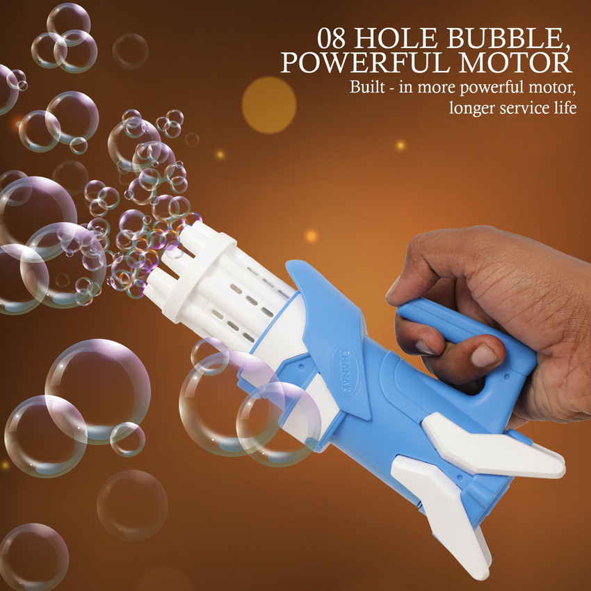 Best 2pcs Dolphin Bubble Gun with Bubble Solutions 7in