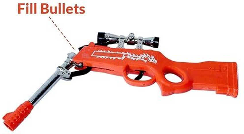 Toy gun for clearance shooting practice