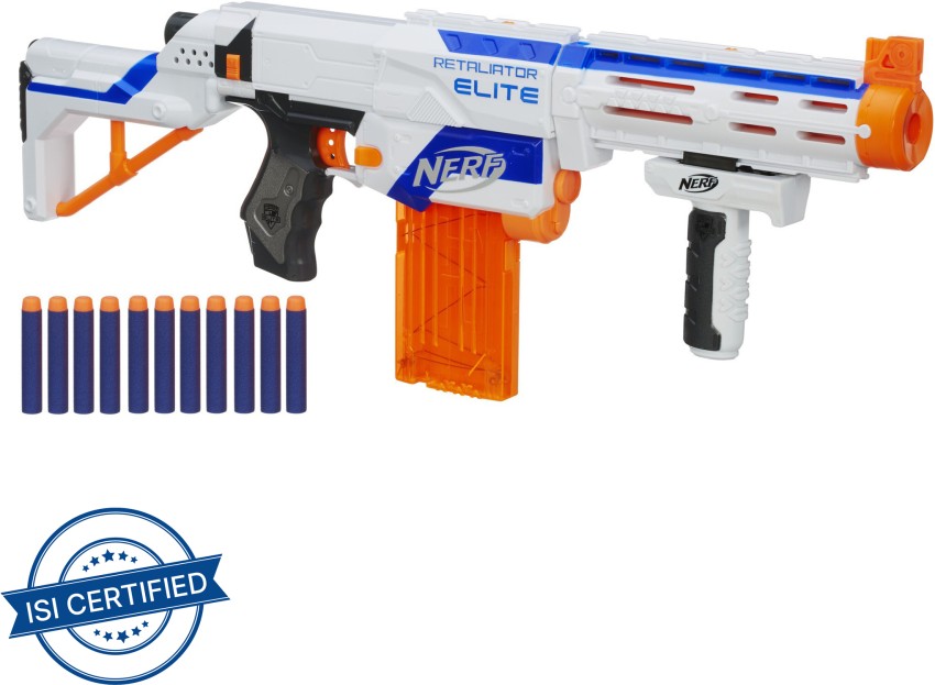 boom Løft dig op Hysterisk Nerf N-Strike Elite Retaliator Guns & Darts - N-Strike Elite Retaliator .  shop for Nerf products in India. | Flipkart.com