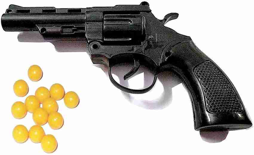 Funsters Plastic 8 Rounds with 40 Barrels High Grade Mini Toy Gun with BB Bullets Pack of 2 Guns Darts Plastic 8 Rounds with 40 Barrels High Grade