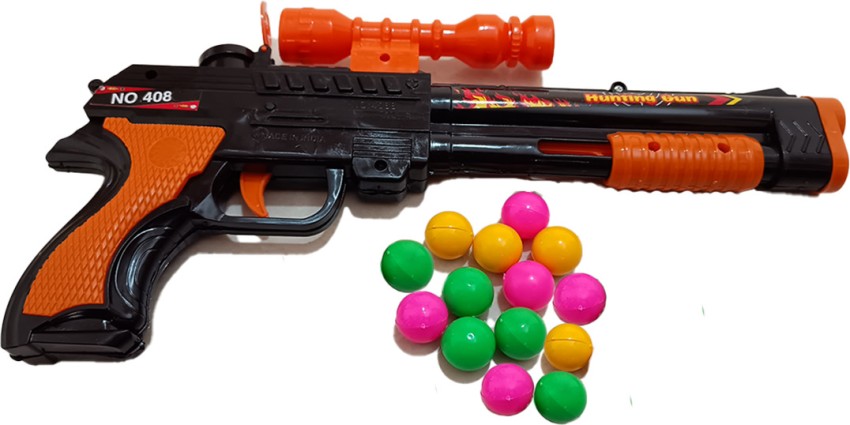 RNA Medium Size Gun Toys  Pistol for Kids with 14 Soft Ball