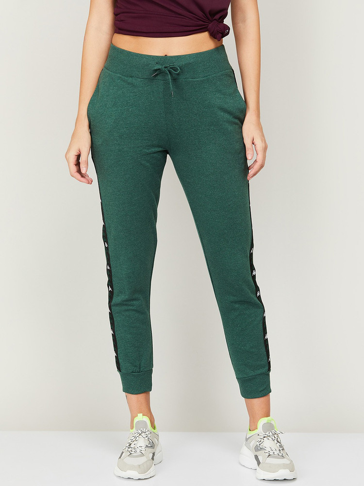 Kappa Solid Women Olive Track Pants Buy Kappa Solid Women Olive