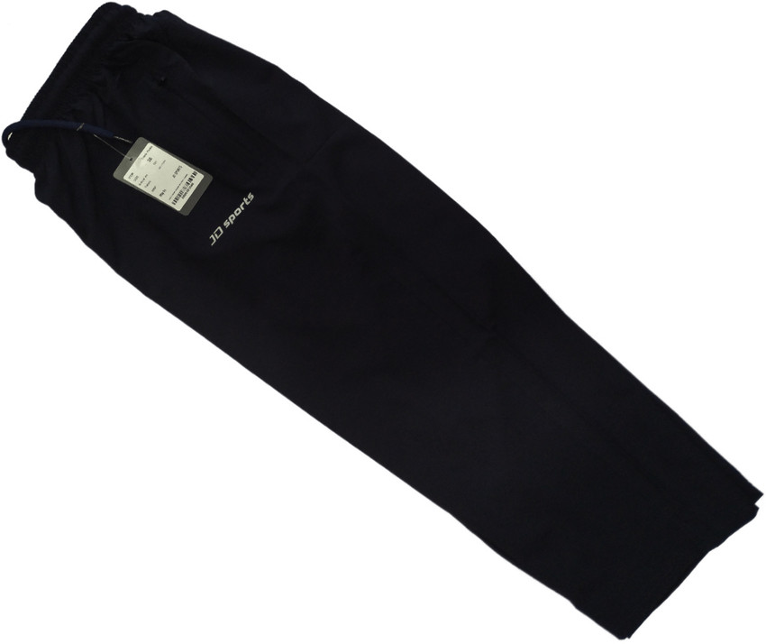 JD Sports Solid Men Black Track Pants Buy JD Sports Solid Men